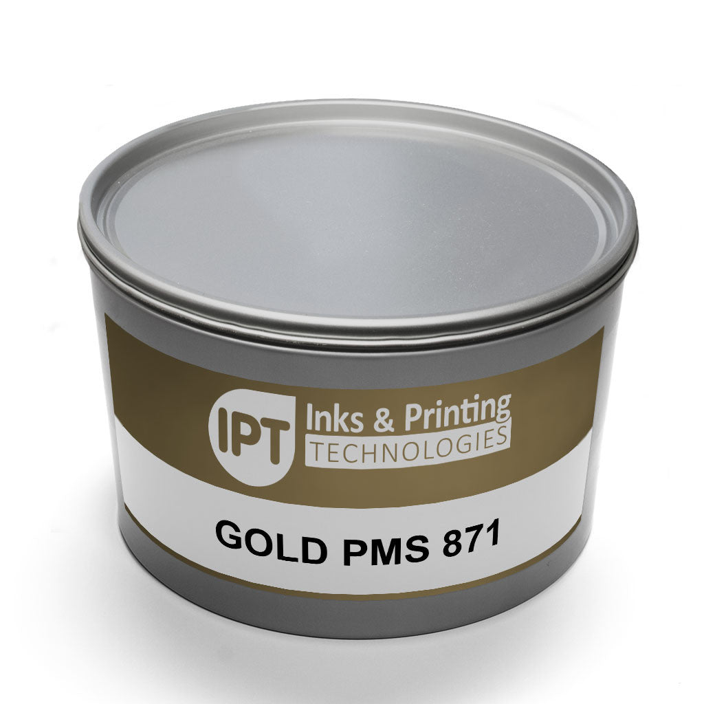 Pantone Metallic Gold PMS 871 Custom Dry Rub on Decal Transfers